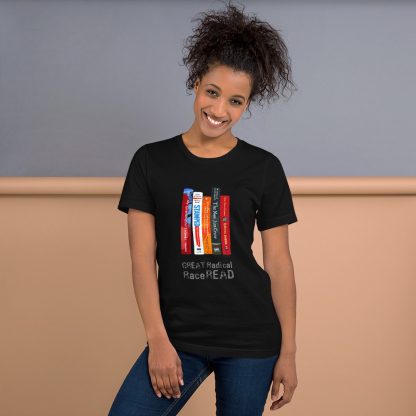 GR3 Book Stack – Unisex T-shirt