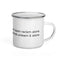 GR3 Book Stack enamel mug