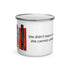 GR3 Book Stack enamel mug